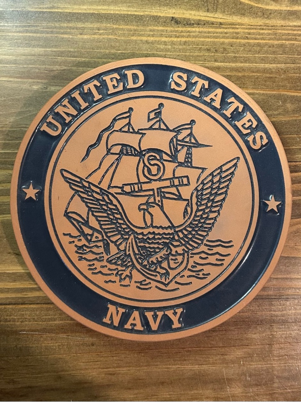 Frankoma US Navy Trivet
